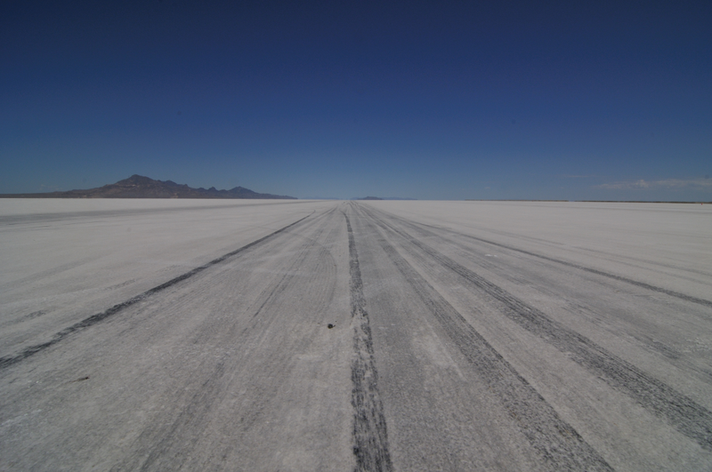 It’s crazy flat. And also crazy that people can burn rubber on the surface.
